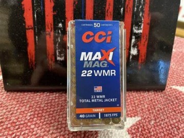 CCI Maxi Mag 22 WMR Target .40grn