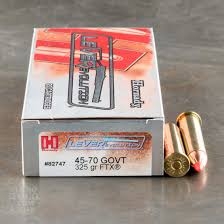 Hornady Leverevolutin 45-70 325 grs FTX. Utsolgt