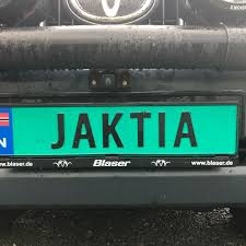  Blaser bilskilt-holder, 2 stk.